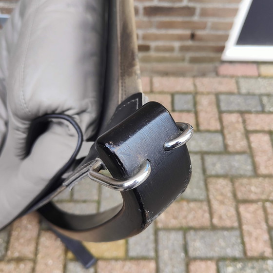 Image 1 of Complete set Sigurd Ressell Falcon 2 gray armchairs with saloon table Vatne Mobler Norway 1960-1970