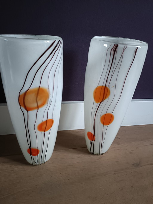 2 jarrones de Murano