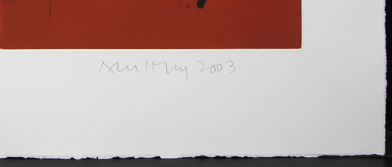 Image 1 of Merz, Albert - untitled (48/50) - color etching/collage - signed by hand