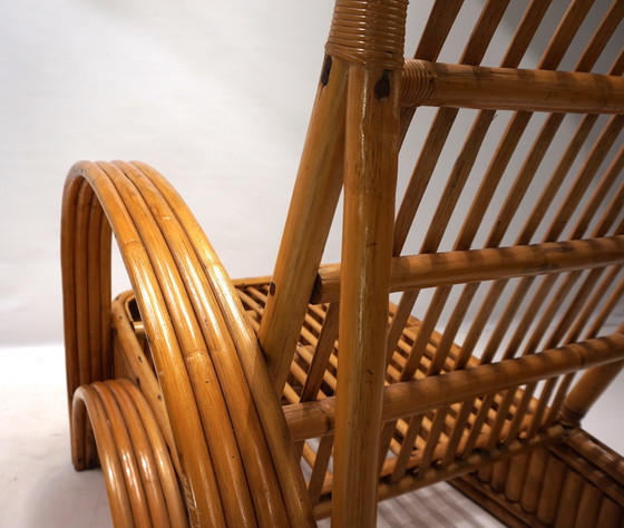 Image 1 of Canapé deux places en rotin Paul Frankl Design, 1940