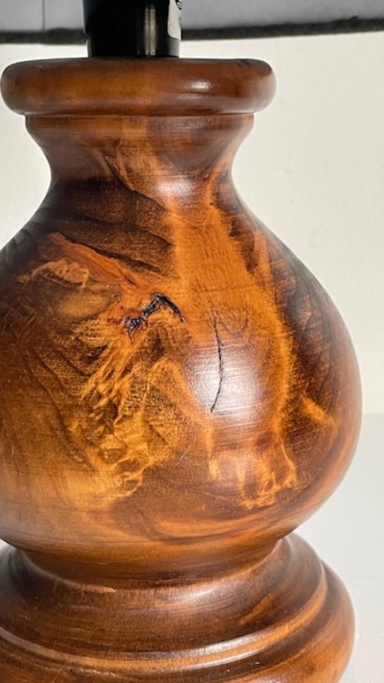 Lámpara de madera maciza estilo rústico – Lámparas de mesa, Canvas (photo 12 of 25)