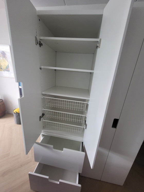 Ikea (Children's) Wardrobes in White with Interior Filling – Mdf, Plastic (photo 3 of 6)