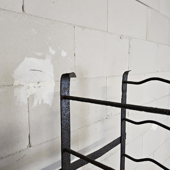 Image 1 of Echtes antikes Metall-Restaurant-Weinregal (116 Flaschen) antikes Whinerack (116 Flaschen)