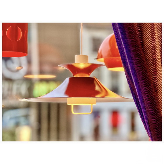 Vintage Scandinavian Pendant Lamp, Denmark 1970s – LYFA, Hanglampen, Metal (photo 4 of 6)