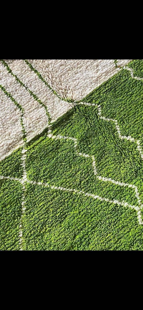 Image 1 of Authentischer handgeknüpfter Berberteppich – Atlaswolle – 300 x 200 cm