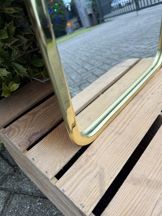 Image 1 of Hollywood Regency spiegel goudkleurig vintage wandspiegel