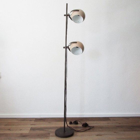 Image 1 of Lampada da terra vintage Anvia anni '70 con due lampadine regolabili