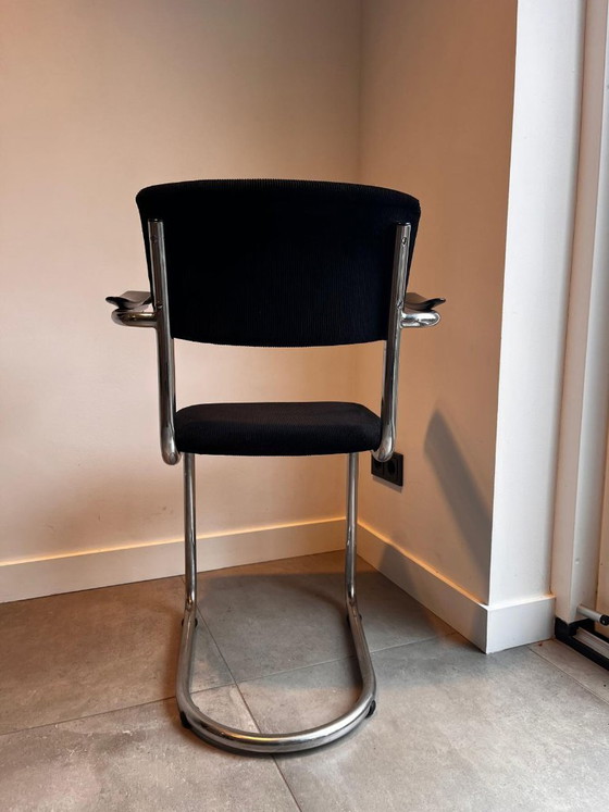 Image 1 of Sillas De Wit Brothers – Juego de 4 – Diseño con estructura tubular