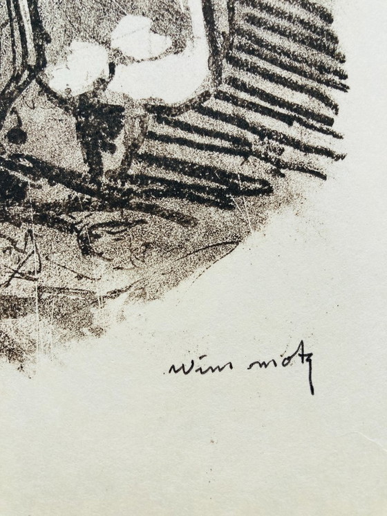 Image 1 of Wim Motz - Litografia d'epoca - Ristampa 1975