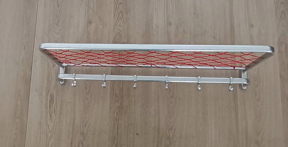 Image 1 of Appendiabiti a corda anni Cinquanta in alluminio