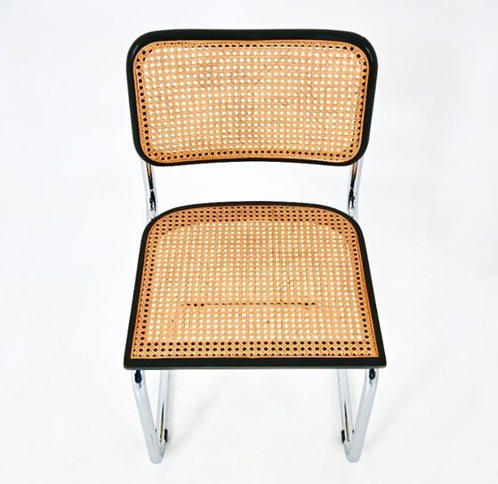 Image 1 of Sillas de comedor estilo B32 de Marcel Breuer, juego de 4