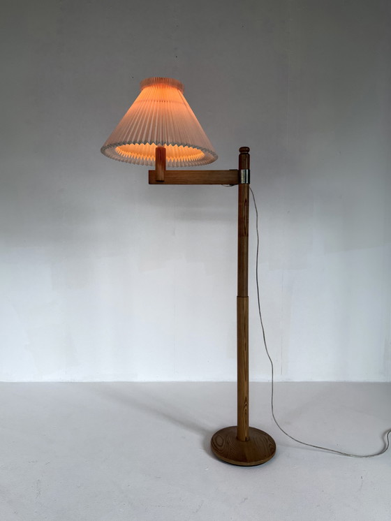 Image 1 of Lampada da pesca vintage in pino anni '70