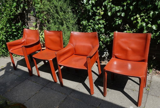 2 x CAB 412 & 2 x CAB 413 Cassina Mario Bellini