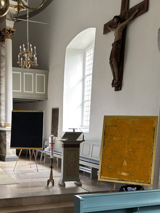 Image 1 of "...sed libera a malo" - Pintura sobre lienzo del artista Stefano