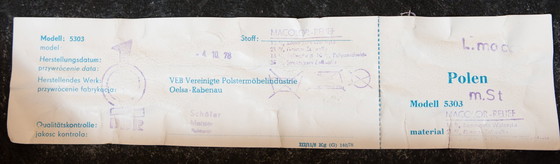 Image 1 of Vintage loungestoel van Eberhard Geißler, Oelsa, Duitsland, jaren 70.