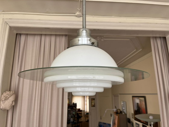 Image 1 of Lampe suspendue Saturn des années 1930