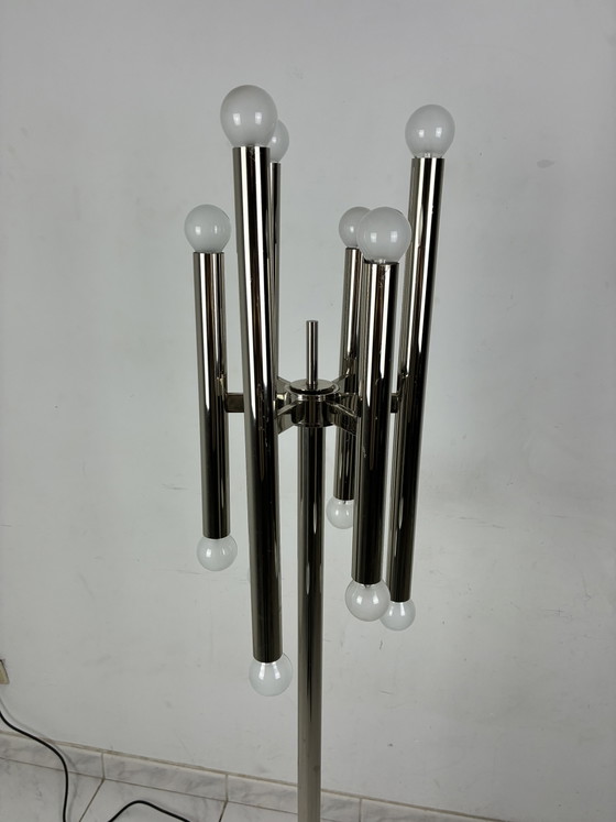 Lampada da Terra Vintage Cromata 12 Punti Luce – Lampade da terra, Chrome (photo 10 of 15)