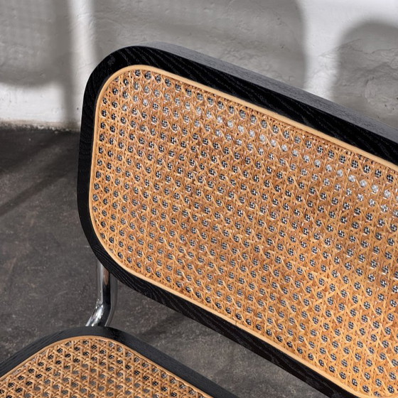 Set di 4 sedie da pranzo stile Cesca, ispirate a Marcel Breuer, anni '90 – Plastica (photo 13 of 16)