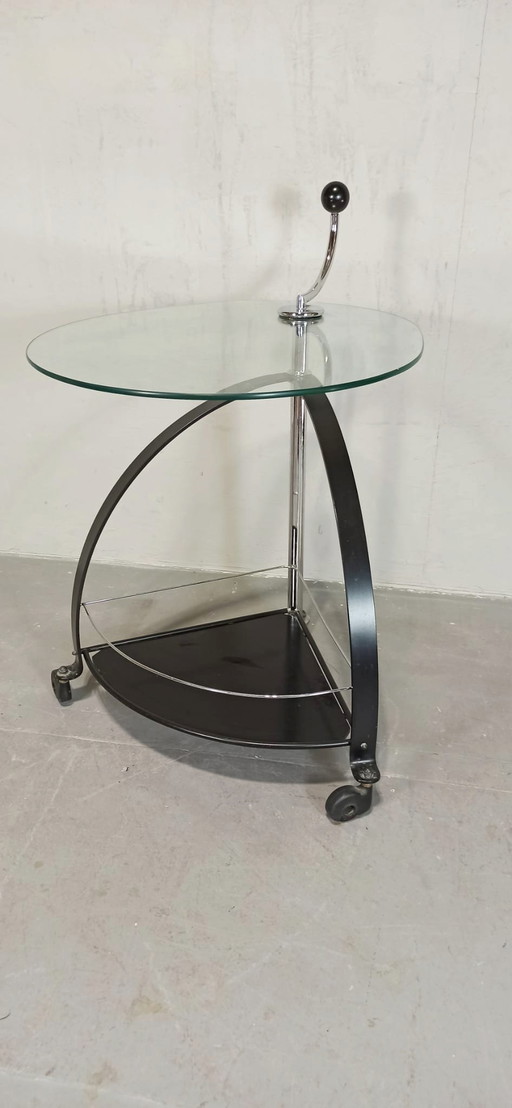 Table d'appoint trolley postmoderne