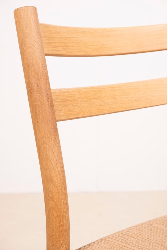 6x Hans J. Wegner CH47 en Chêne Savonné, 1975 – Carl Hansen & Søn, Chaises de salle à manger, Bois, Vintage (photo 12 of 13)