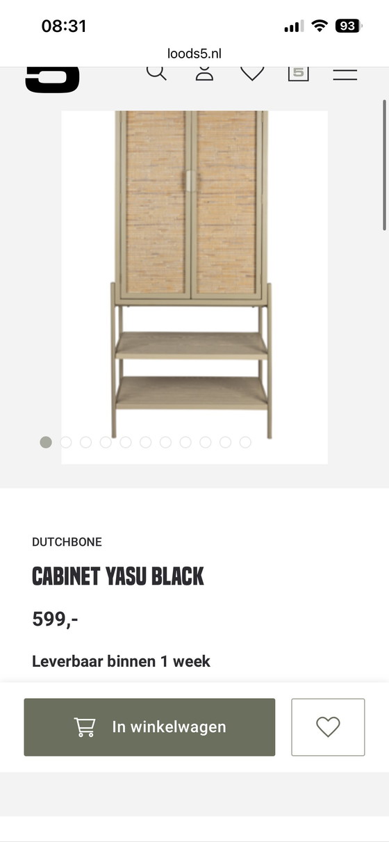 Image 1 of Dutchbone opbergkast Yasu