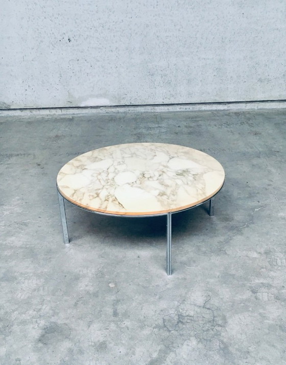 Image 1 of Couchtisch aus Marmor im italienischen Midcentury-Modern-Stil, Italien, 1960er Jahre