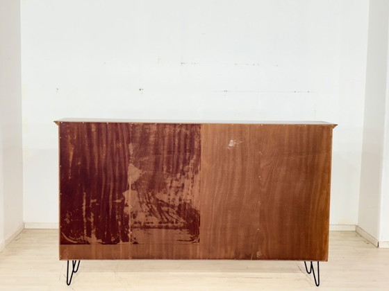 Image 1 of Vitrine haute, buffet, armoire, meuble de salon de style années 50