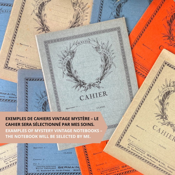 Mystery Box Jours d'École Vintage | Tasse Vintage, Carnet Brouillon Vintage, Serviette Brodé & Carte (photo 12 of 12)