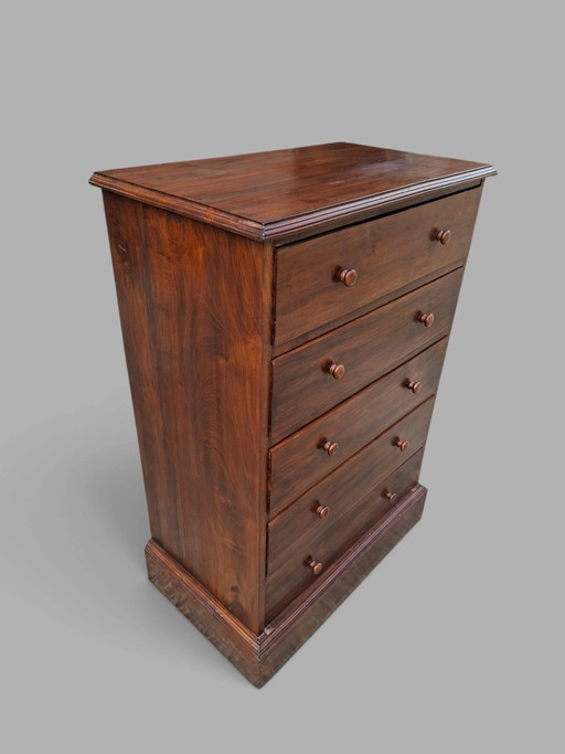 Cómoda inglesa antigua, mueble de boticario, archivador, medidas: 72x41cm y 104cm de alto.