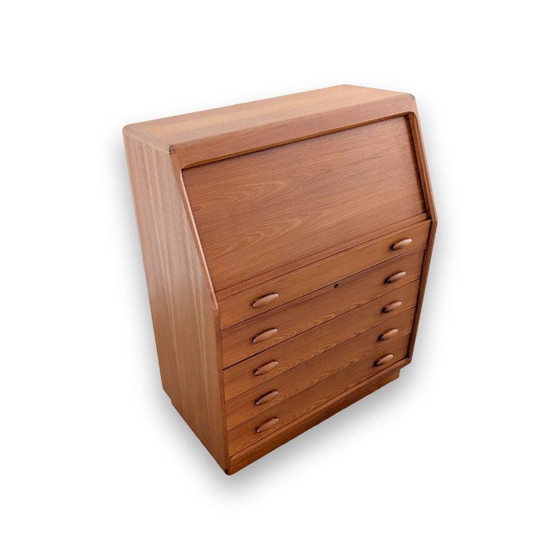 Dyrlund Scrittoio Mid-century Cassettiera Danese Toeletta Teak – Cassettiere, Legno (photo 3 of 12)