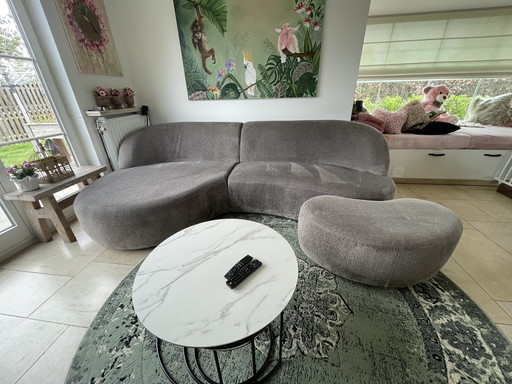 Siège d'angle avec pouf Juntoo