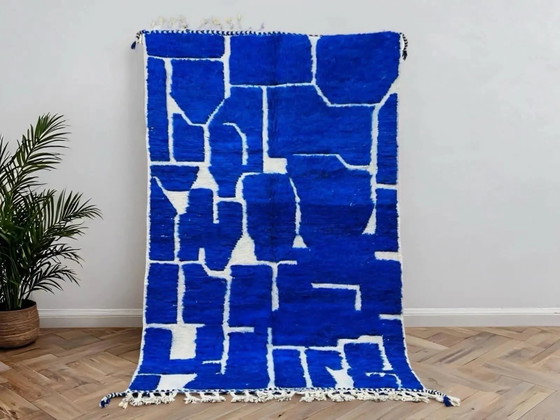 Berber rug in pure wool, handmade, 250x150 cm, made in Morocco. – Rugs & carpets (photo 2 of 10)