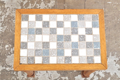 Vintage mosaic side table, 1960s