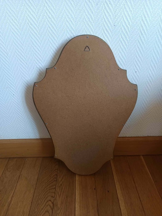Image 1 of Miroir bois doré vintage 