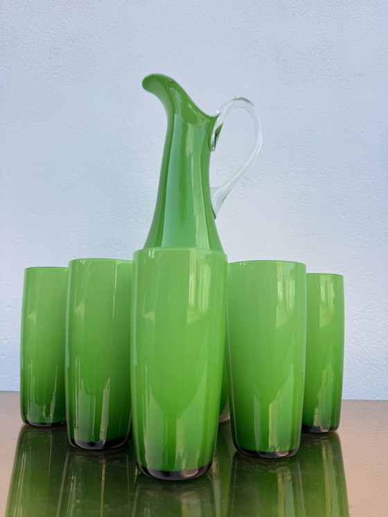 Murano glazen sinaasappelsapset, jaren 60 – Glazen & Karaffen, Murano Glass (photo 5 of 14)