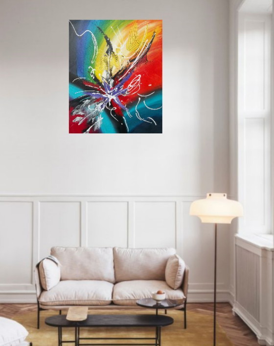 Image 1 of "Vésuvio V" – Une œuvre signé 2Luss'Art - Livraison offerte