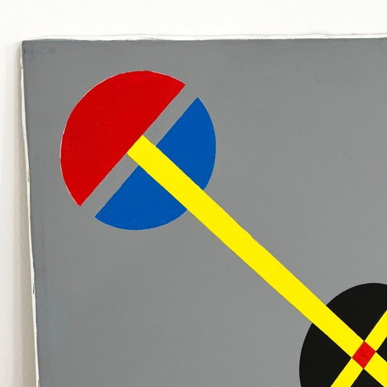 Image 1 of Abstraktes Gemälde von Fabrizio Giorgi, 1989