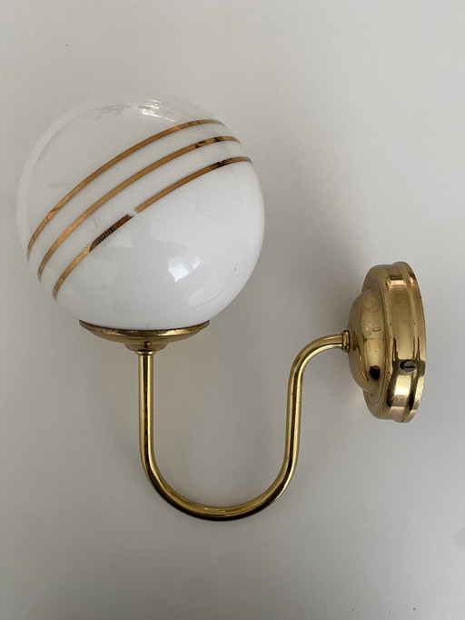 Applique murale vintage de style Hollywood Regency des années 70.