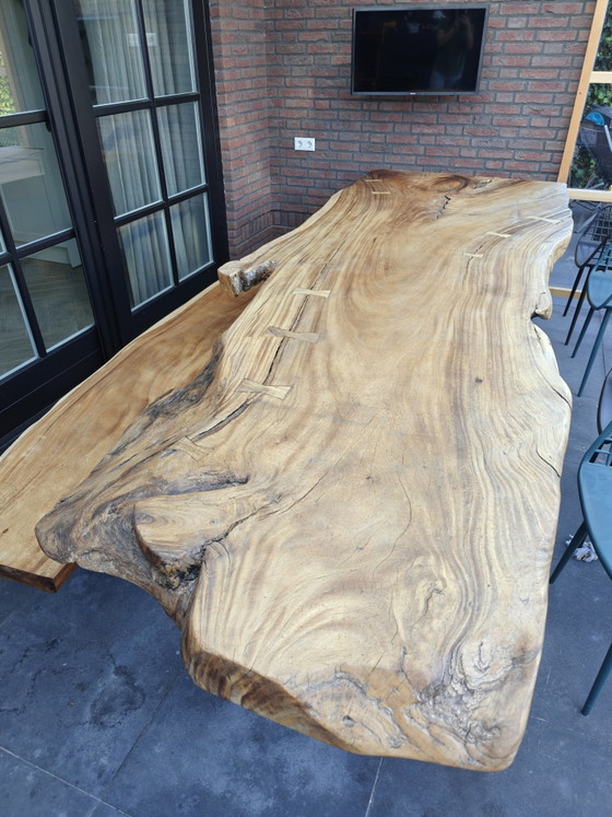 Image 1 of Gartenmöbelset aus Suarholz, Tisch 350 cm mit Bank
