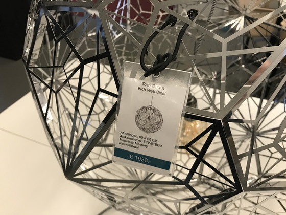 ETCH WEB STEEL DI TOM DIXON – Lampade a sospensione, Metal, polished steel (photo 6 of 6)