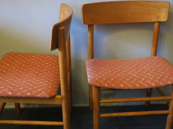 Paire de chaises shaker J39 vintage en orme par Børge Mogensen pour Farstrup Møbler, 1950s (photo 7 of 11)
