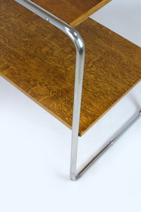 Image 1 of Mesa auxiliar B12 restaurada de Marcel Breuer, década de 1940
