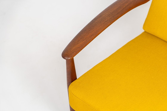 Image 1 of “Fd-128” Easy Chair By Grete Jalk For France & Son (Denmark, 1960S).