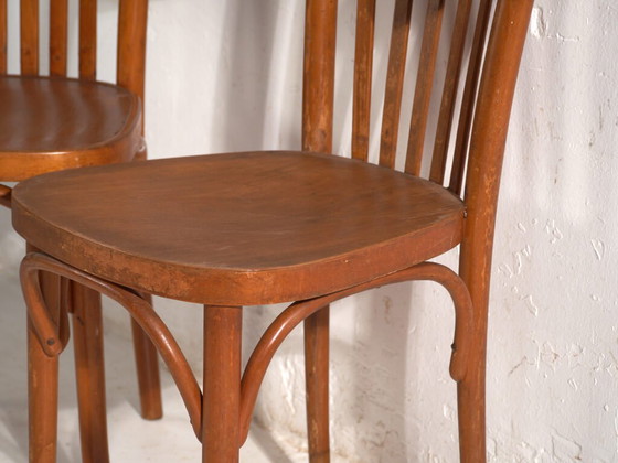 Antique armchairs in TON bentwood – Czechoslovakia, circa 1960 #3 (photo 21 of 40)