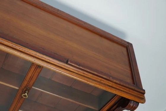 Image 1 of Engelse Victoriaanse apothekersbalie / vitrine uit de 19e eeuw