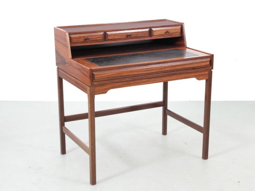 Petit bureau à gradin scandinave en palissandre de Rio – bijzettafels, Wood