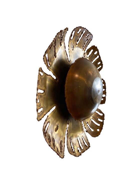 Image 1 of Lampada da parete in ottone di Svend Aage Holm Sorensen 1960 Danimarca