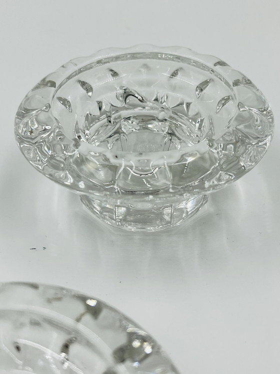 Image 1 of Set aus 4 Bolsius France Kristallleuchtern aus den 1970er Jahren