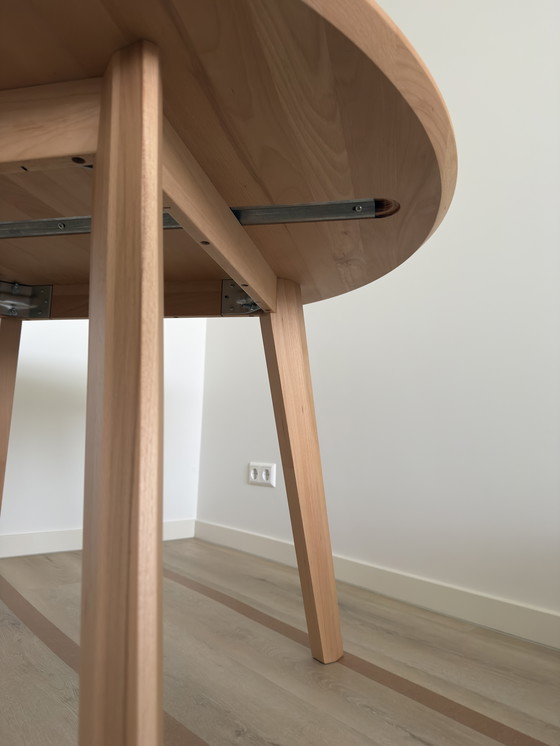 Image 1 of The Machine Room Sav & Okse Nonne Table Round Beech 120 CM