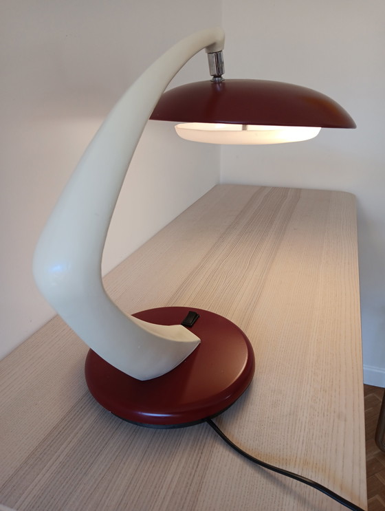 Image 1 of Lampe Boomerang Spaans Rode Fase conçue par Pérez de la Oliva